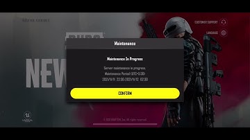 PUBG New State Server maintenance in progress problem.