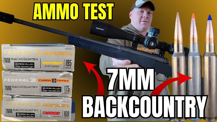 7MM Backcountry Ammo Testing and Data [Savage 110 Trail Hunter Lite]