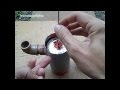 Como funciona um motor Stirling Gama caseiro - How works a simple Stirling engine.