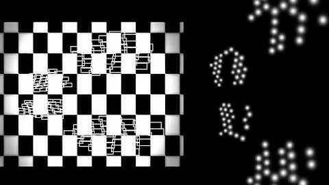 SPV Visualisation - Checkerboard, Irregular Maps based on Cortical Model