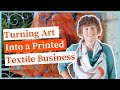 How I started my printed scarf business with Ruth Dent