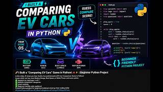 🚗⚡ I Built an EV Car Battle Game in Python! 🔥 | Which Car Wins