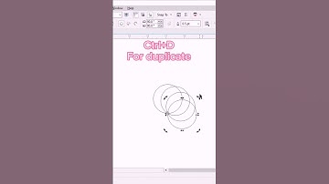 circle flower graphic in corel draw. #youtubeshorts #youtube #ytshorts