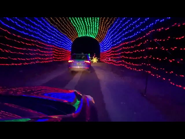 Halloween Family Light Show at Demarest Farms in Hillsdale New Jersey