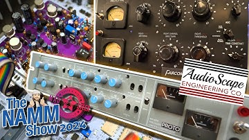 Audioscape FAIRCOMP 670, Silver Bullet LA-76 Optical Comp, MK-609 Compressor | NAMM SHOW 2024
