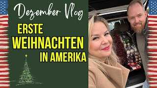 🎄 DER LICHTERKETTEN-WAHNSINN! 🇺🇸  Erste Weihnachten in Amerika! || USA Auswanderer Dezember VLOG [1]