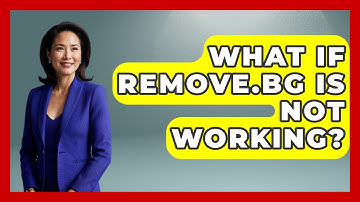 What If Remove.bg Is Not Working? - Graphic Design Nerd