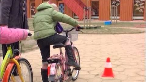 Opstappen op de fiets voor groep 3 / 4