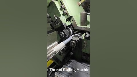 Anilox Thread Rolling Machine