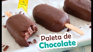 PALETAS DE CHOCOLATE ¡en 10 minutos! | POLOS - HELADOS by Marielly