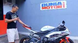 Yamaha R6 Full Service & Pasang M4 GP di DuniaMotor.com