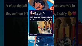 A nice detail Netflix added that wasn’t in the anime❤️ #dragon #luffy #onepieceliveaction #onepiece
