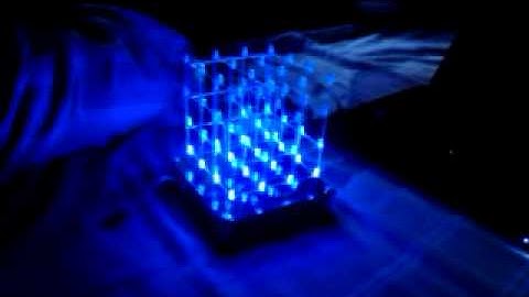 4x4x4 LED Cube Prototype.mp4