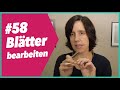 #58 Blattbearbeitung