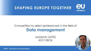 Full EPSO Tutorial Data Management Competition (AST3) Update