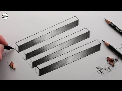 How To Draw 3D  illusion || Easy 3D illusion DRAWING || Creative Corner