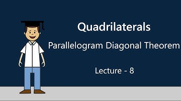 Parallelogram Diagonal Theorem | Quadrilaterals | Okul (8x8)