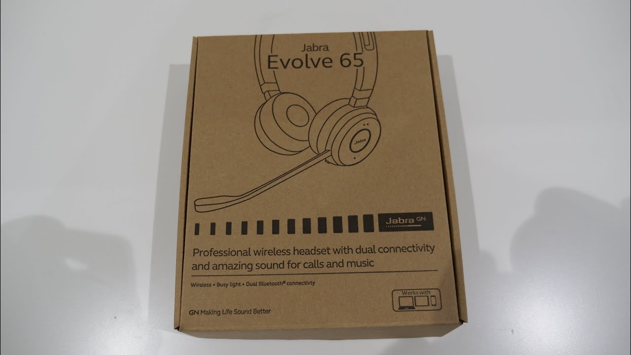 Jabra Evolve2 65 UC Headset - Unboxing, Device Overview, Demo 