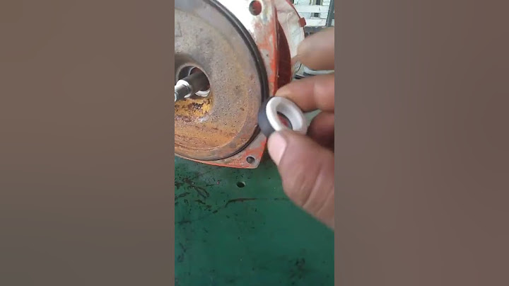 Sello mecánico bomba de agua casera