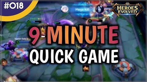 HEROES EVOLVED | ⚔️ QUICK 9-MINUTE GAME | 💪 BruceLee, Libai, ZiahouDun, Saya, Albus [HEreplays]