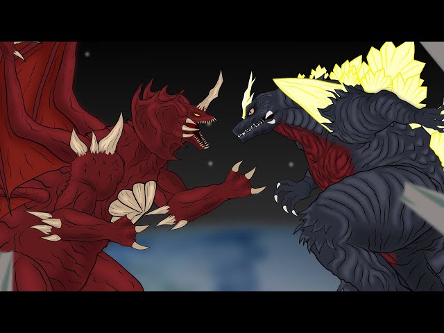 GODZILLA VS DESTOROYAH THE INVASION, ANIMATION