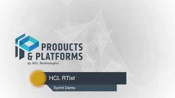 HCL RTist - Sprint Demo 2019.23 - 1. Introduction