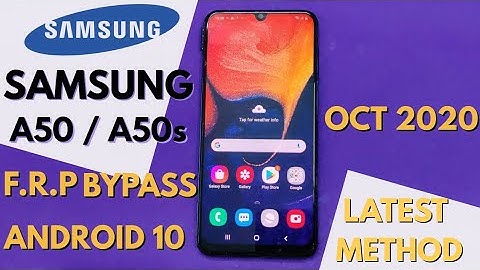 Samsung A50 / A50s FRP Bypass OCTOBER 2020 | Android 10 | Latest Method 2020