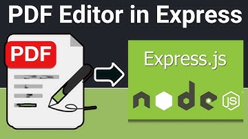 Build a PDF Editor in Node.js & Express to Add Text & Images in PDF Document Using EJS in Browser