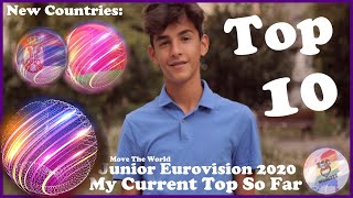 Junior Eurovision 2020 - My Top 10 - [So Far] - [Pinned Opinions]