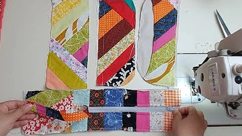 Handmade patchwork idea from scrap fabric 🌷 DIY Gift bag ideas sewing 💃cutting and stitching