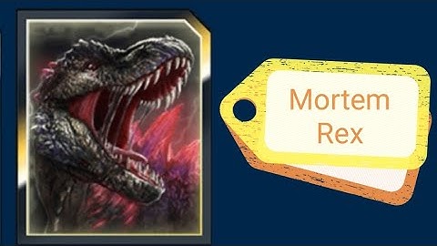 Mortem Rex raid boss defeated by Maxima, Tenrex, Tuora, Tryo EP1 (Jurassic World Alive)