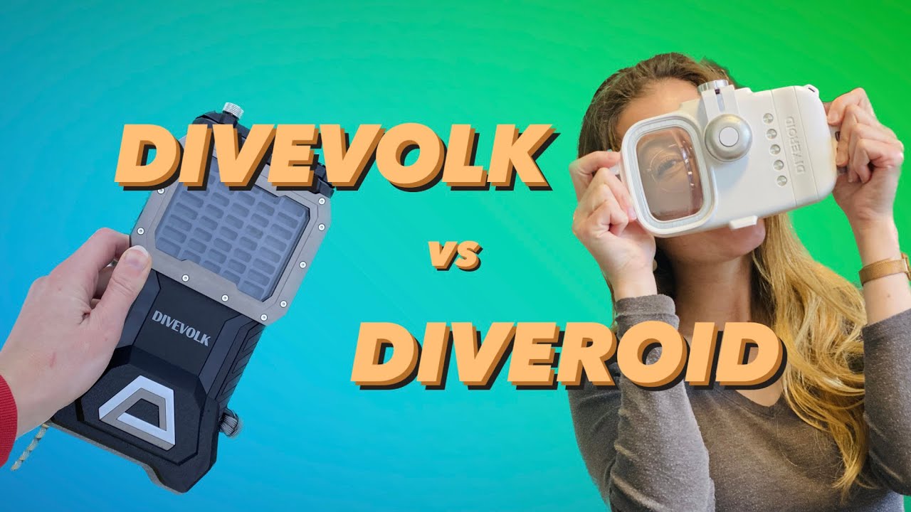 COMPARING DIVEROID AND DIVEVOLK HOUSINGS! 📱💦 Which phone housing to buy 🐠