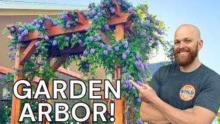 How to Build a Garden Arbor | StepByStep Guide