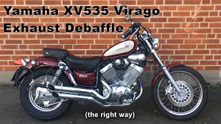 Yamaha XV535 Virago Exhaust Debaffle