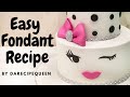 How to make Fondant ( Easy fondant recipe)