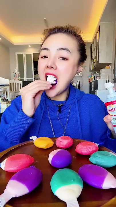 asmr magnum ice cream party mukbang 먹방 eating sounds