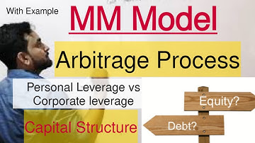 M-M Model : Capital Structure Theory | Arbitrage Process | Modigliani & Miller Approach