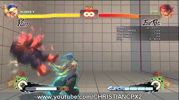 SSF4AE - Yun 99 Hit Combo - Training Mode ONLY