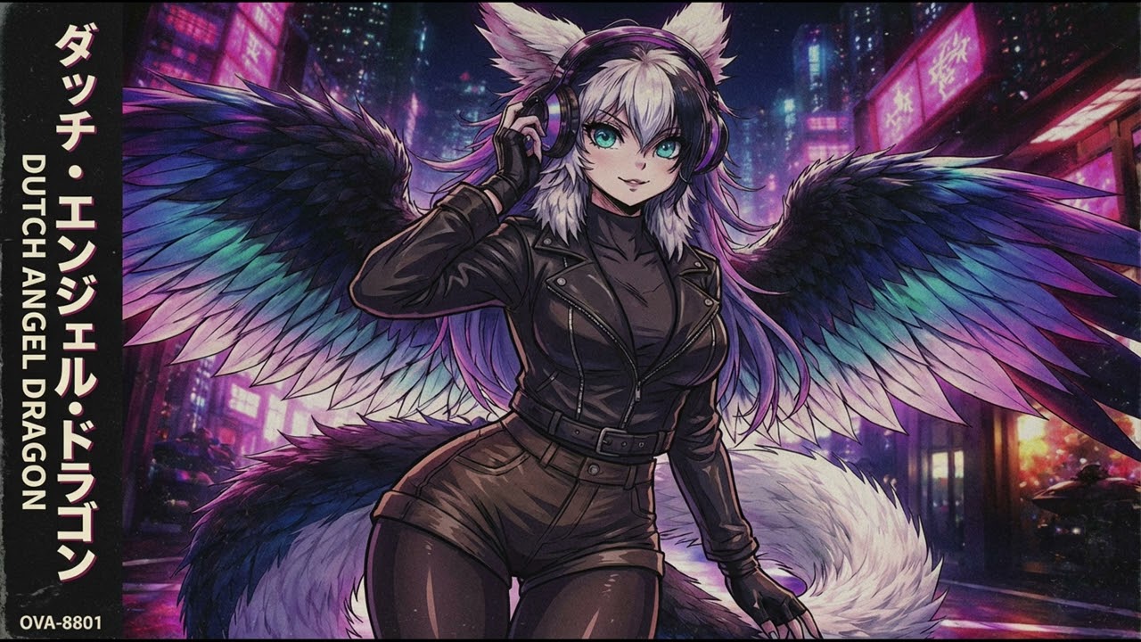 Synthwave Cyberpunk Mix | Darksynth for Focus & Coding | Dutch Angel Dragon (2568 七月- カ)