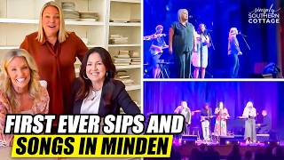 First ever Sips and Songs in Minden, LA featuring @pointofgracemusic!!