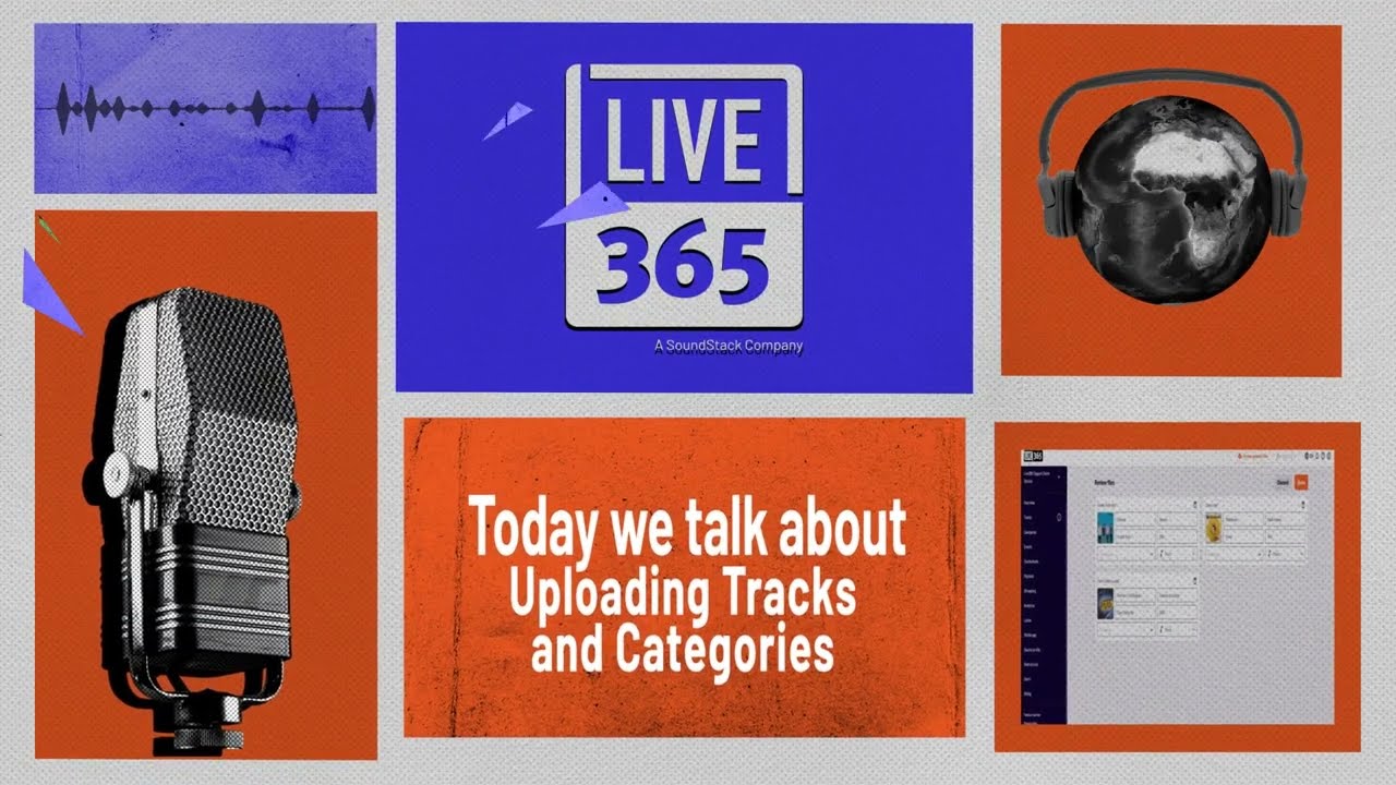 Live365 - Uploading Tracks and Categories