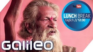 Inder hält 38 Jahre lang den Arm in die Luft | Galileo Lunch Break