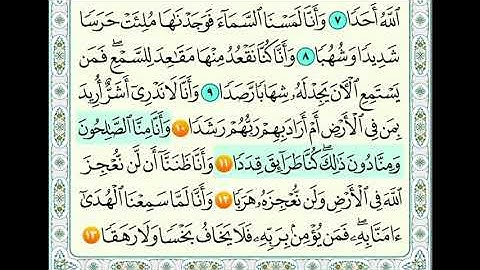 سورة الجن من 10الى 20ماهر المعيقلي