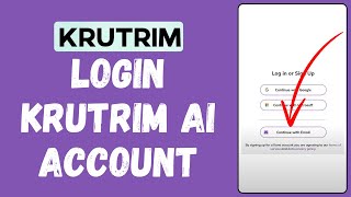 how to login to krutrim ai account (2024) | sign in to krutrim ai account
