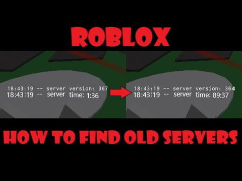 How To Find Old Servers On ROBLOX [READ DESCRIPTION] 