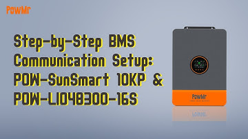 How to Set Up Communication Between POW-SunSmart 10KP and POW-LIO48300-16S?