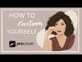 How To Draw Digital Portrait from photo on Procreate app! ✨ (Cartoon yourself on IPad app)