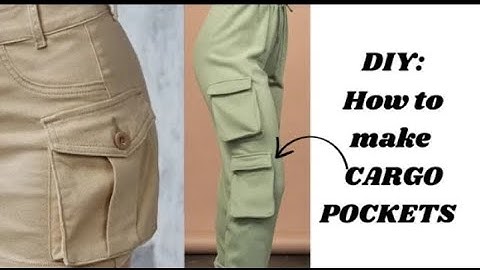 How to make a simple cargo pocket