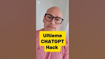 Ultieme CHATGPT Hack #chatgpt #prompt #hacks