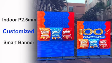 NSE Indoor Customized P2.5 Smart Advertising Digital LED Panel Display